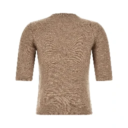 Beige Wool T-Shirt