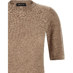 Beige Wool T-Shirt
