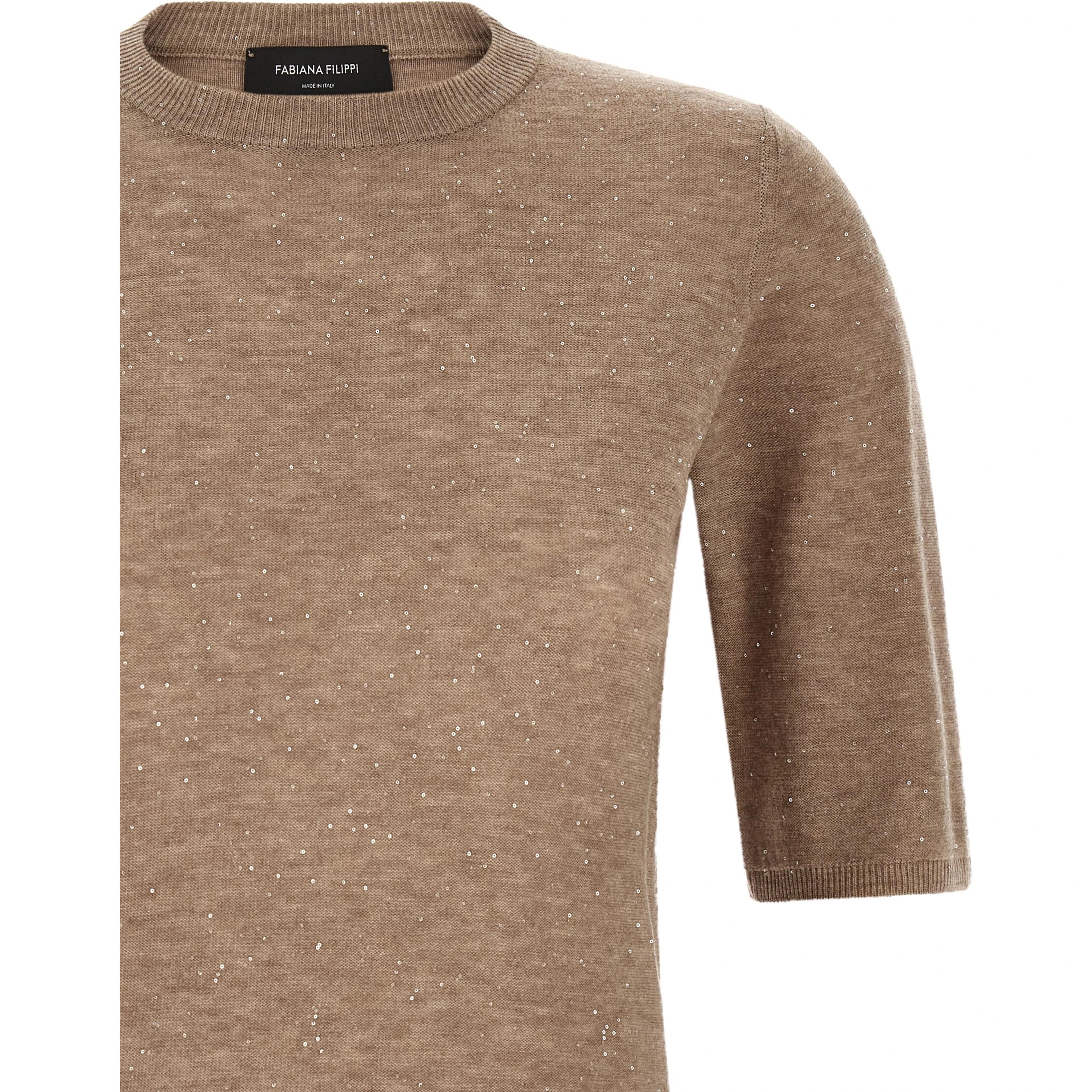 Beige Wool T-Shirt