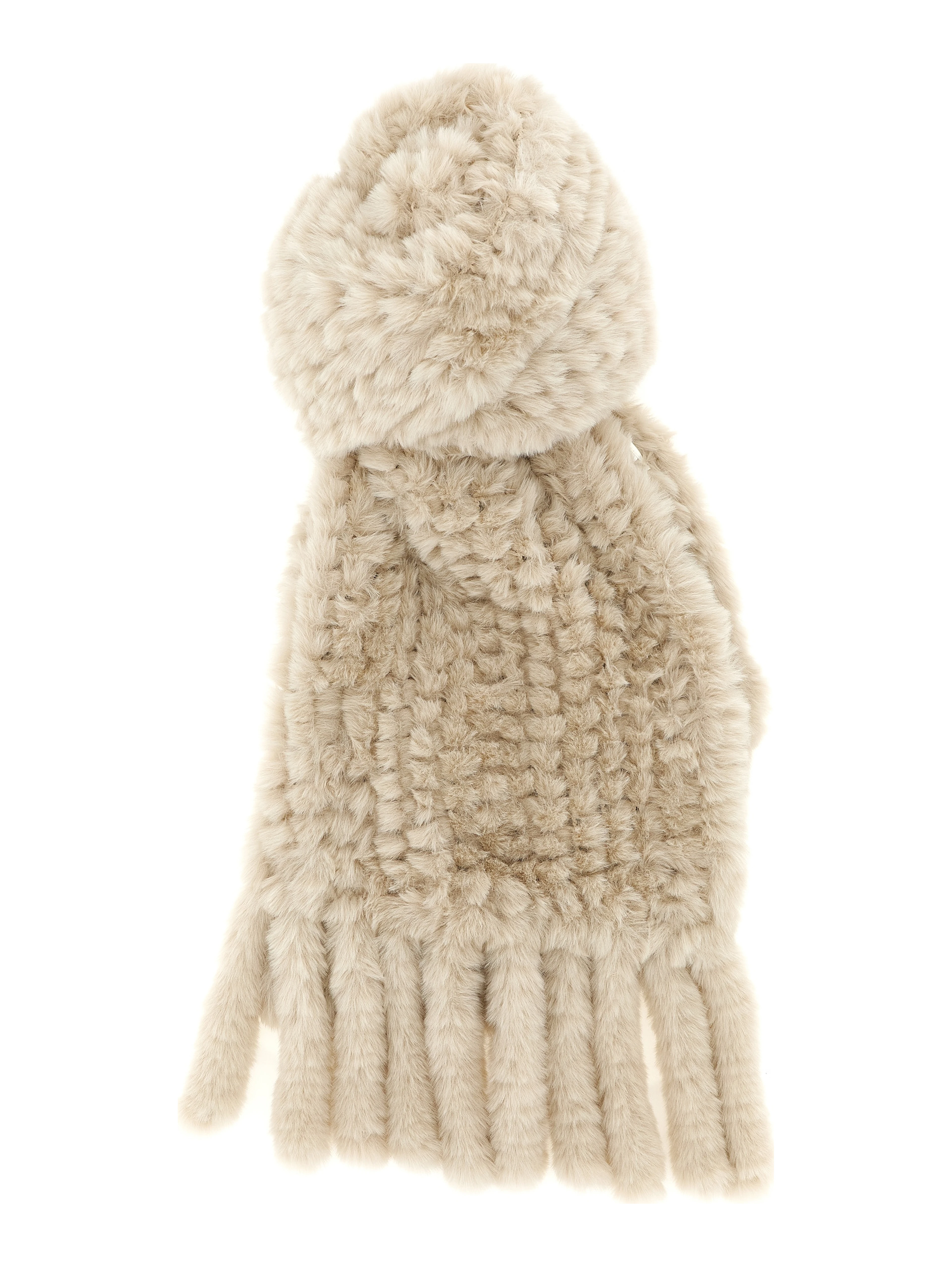 Gray Polyester Scarf