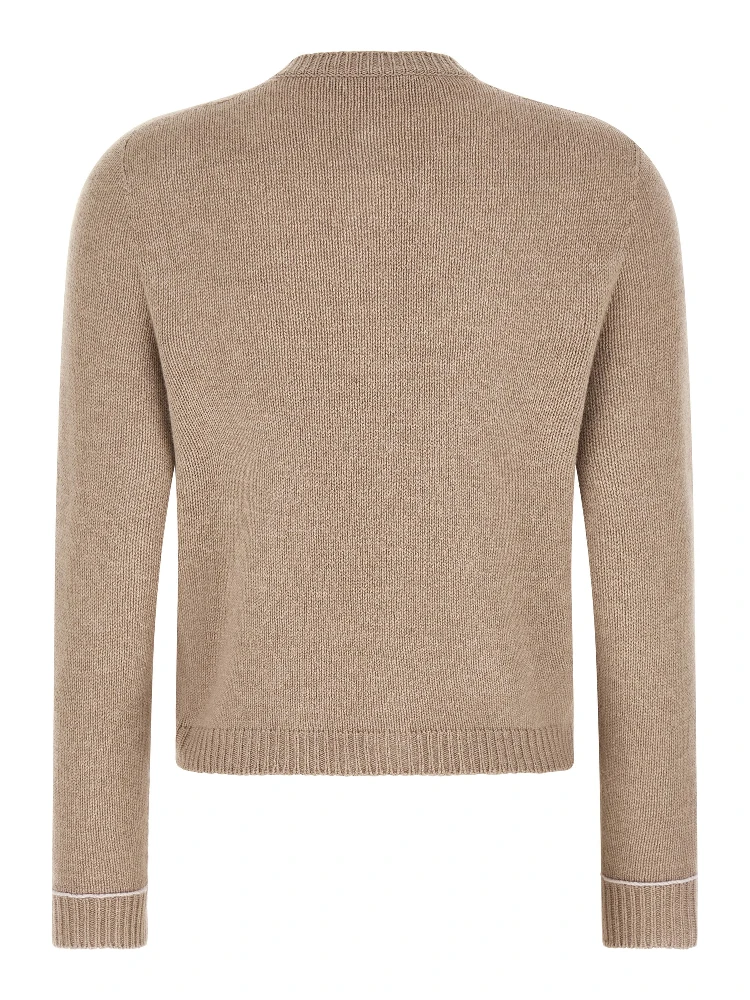 Beige Virgin Wool Cardigan alternative