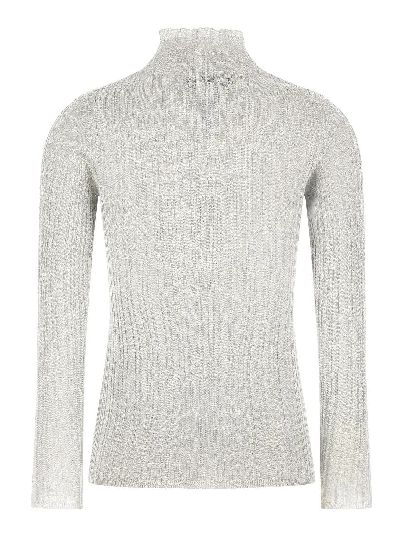 Gray Viscose Cardigan