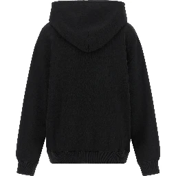 Black Cotton Sweatshirt