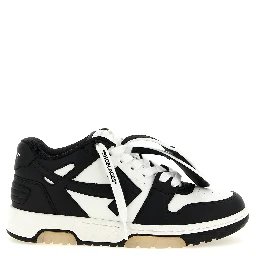 Bicolor Calfskin Low Top Sneakers