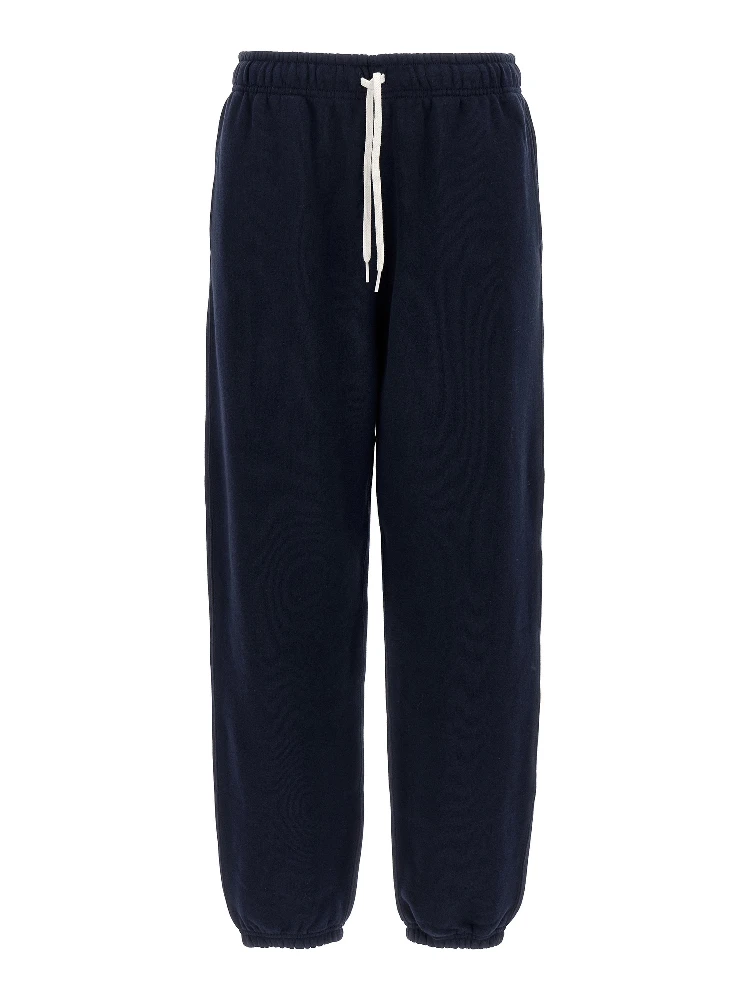 Blue Cotton Joggers (Workout Pants)