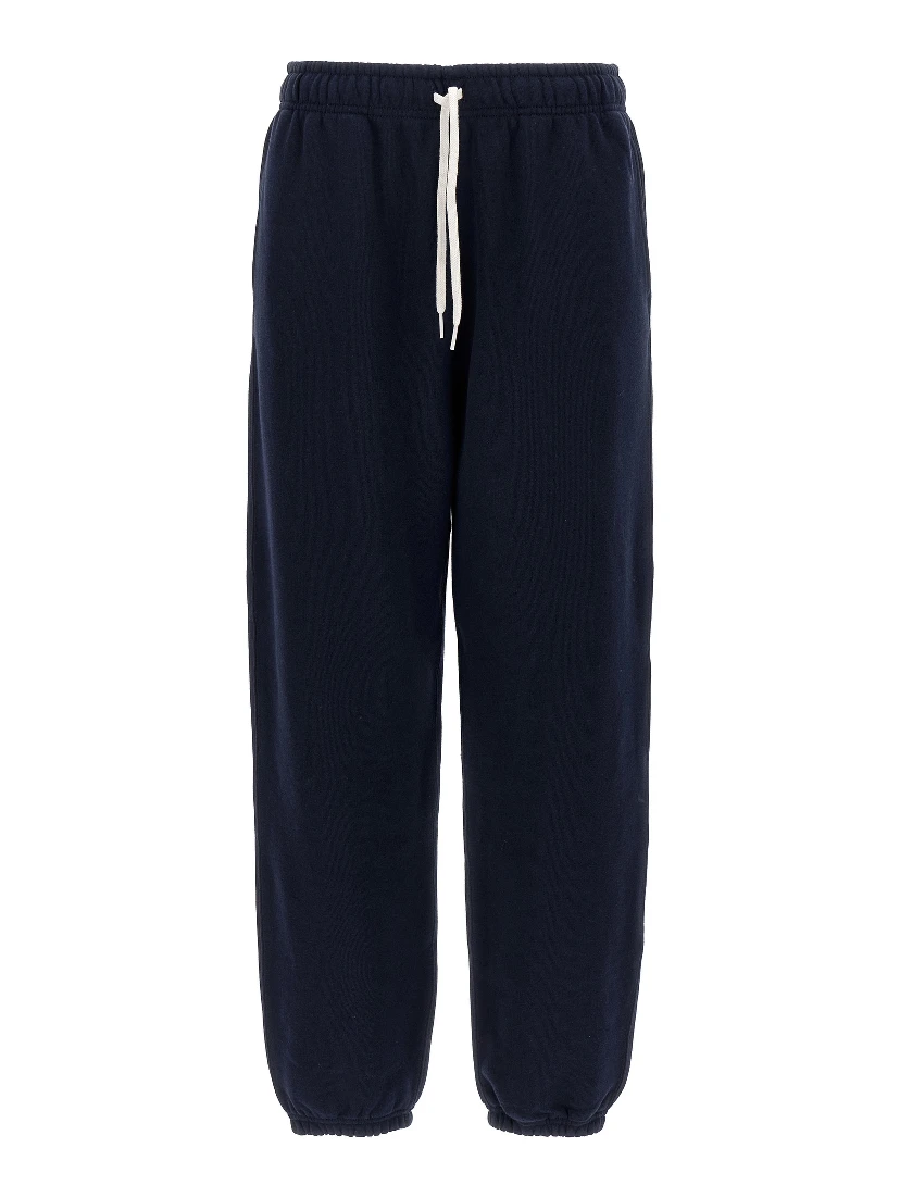 Blue Cotton Joggers (Workout Pants)