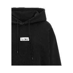Black Cotton Sweatshirt