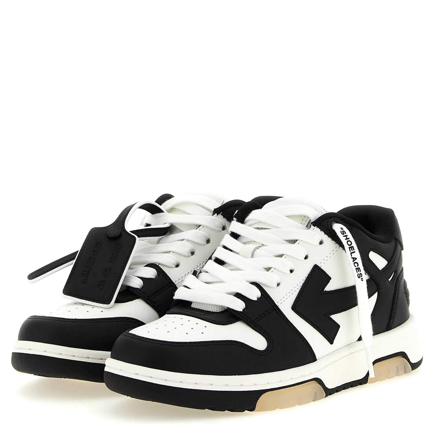 Bicolor Calfskin Low Top Sneakers