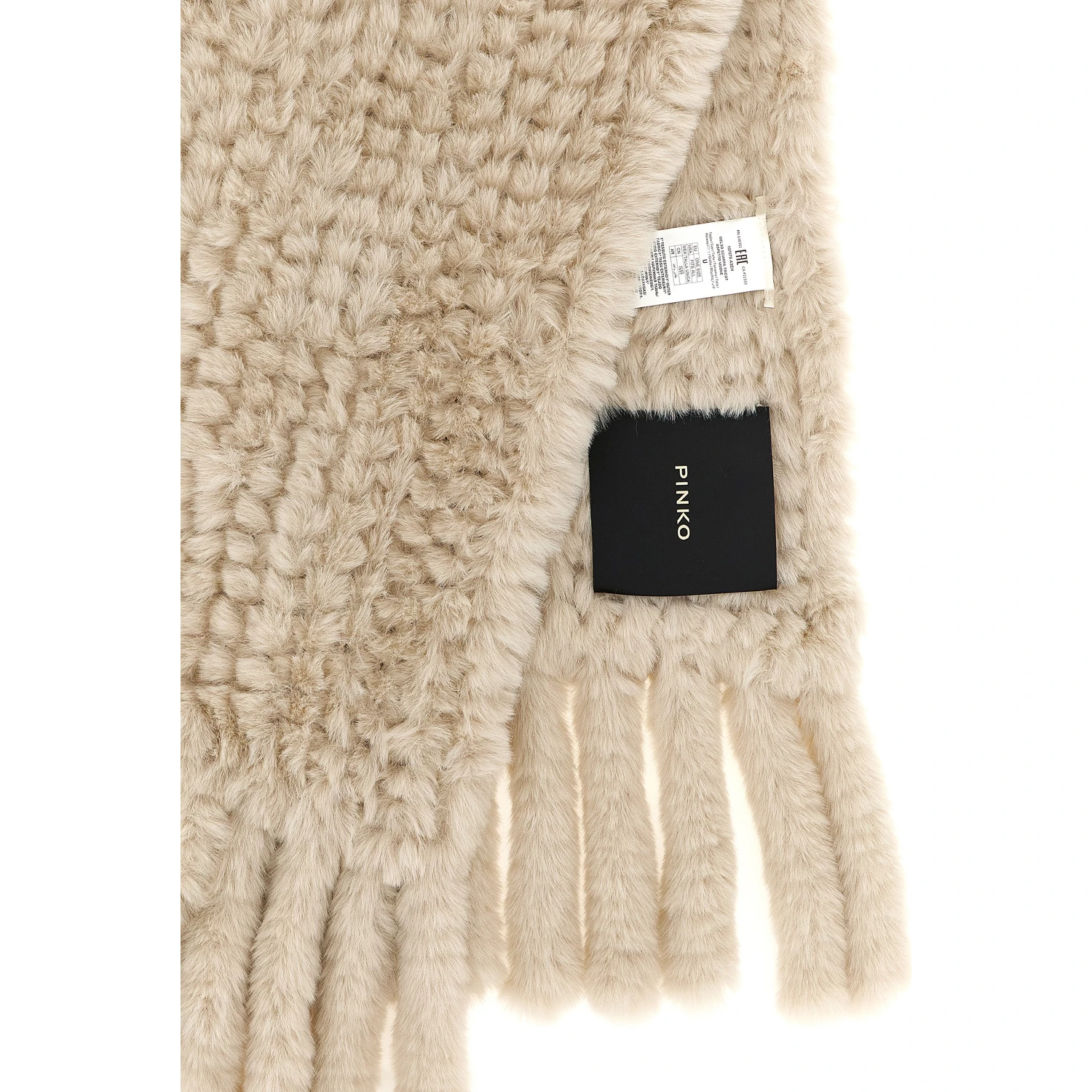Gray Polyester Scarf