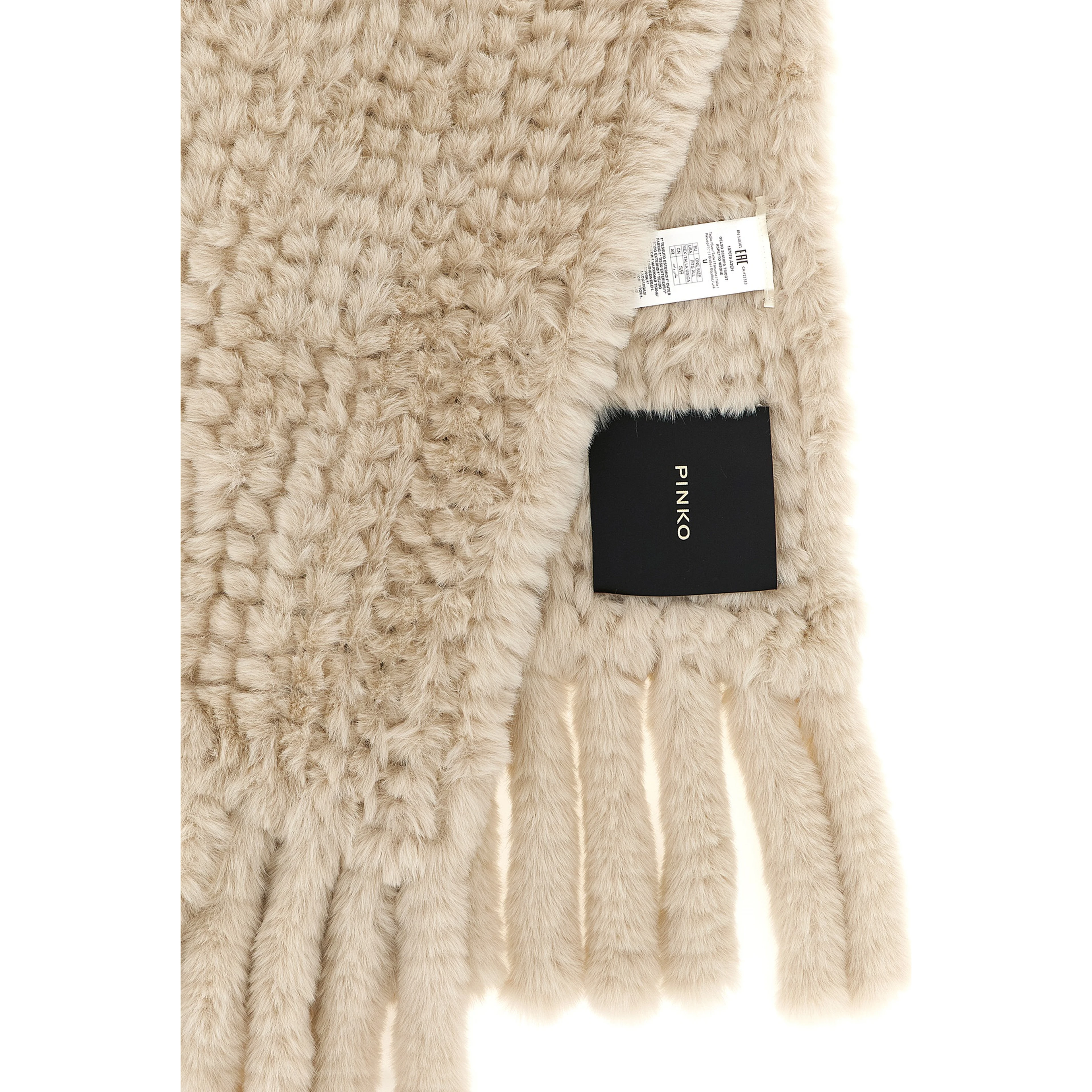 Gray Polyester Scarf