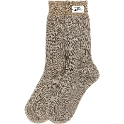 Beige Wool Socks