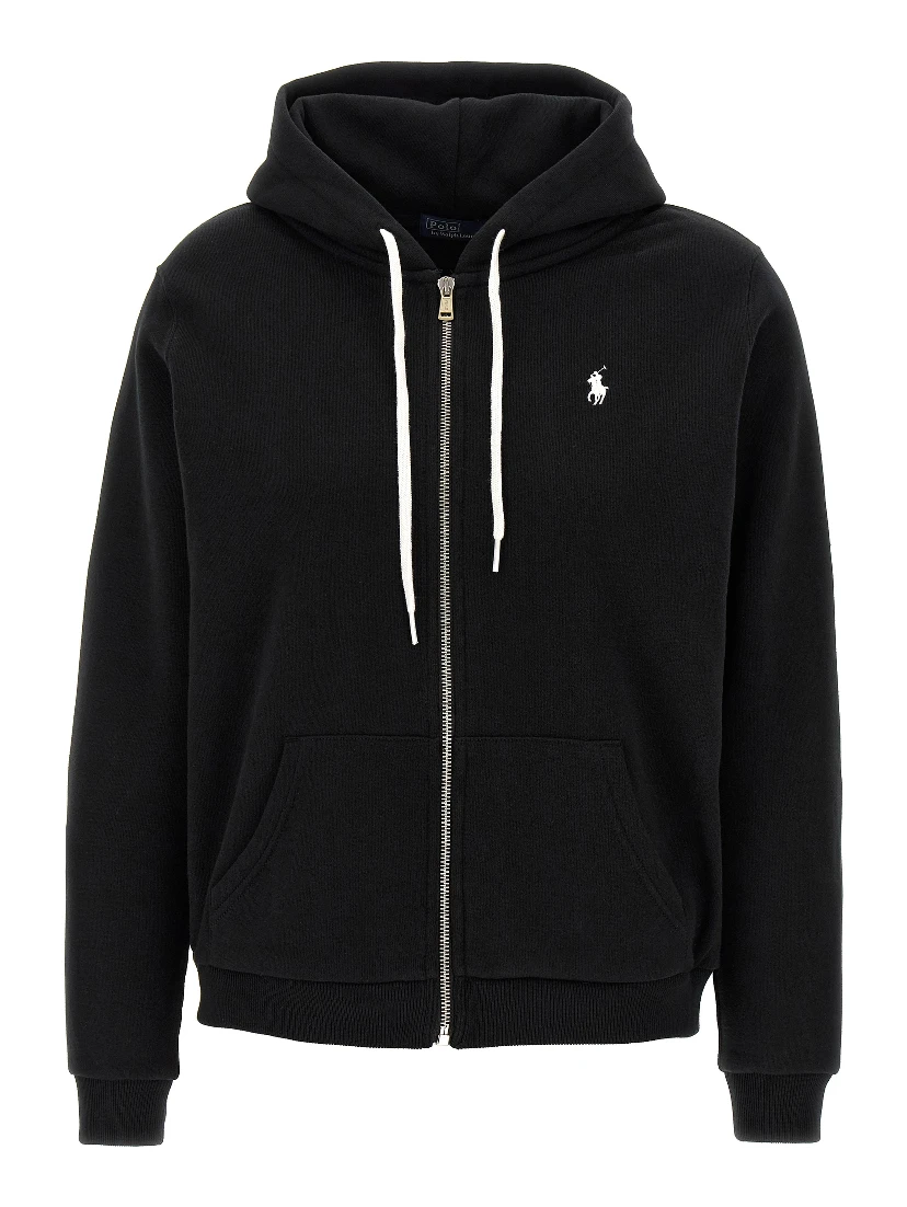 Black Cotton Sweatshirt