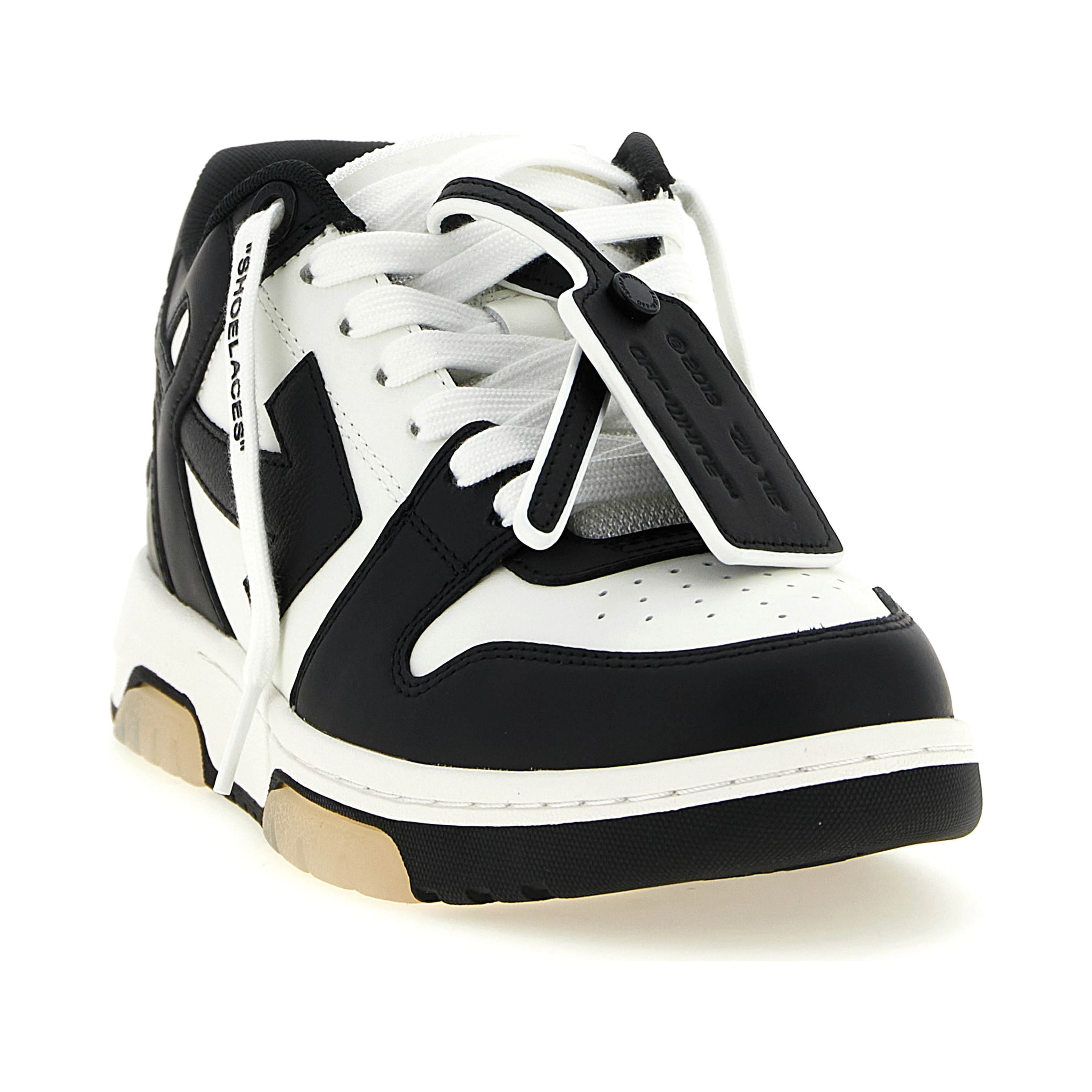 Bicolor Calfskin Low Top Sneakers
