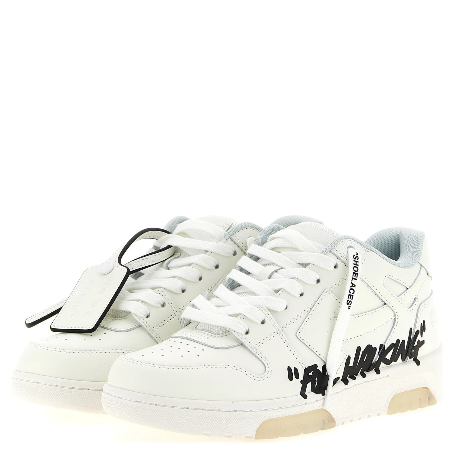 Bicolor Calfskin Athletic Sneakers