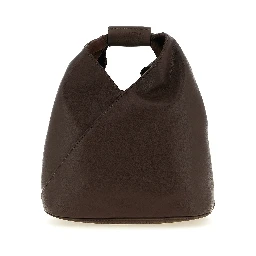 Brown Polyethylene Crossbody Bag