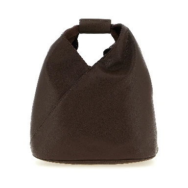 Brown Polyethylene Crossbody Bag