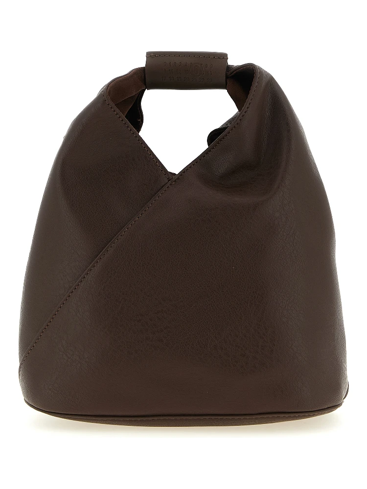 Brown Polyethylene Crossbody Bag