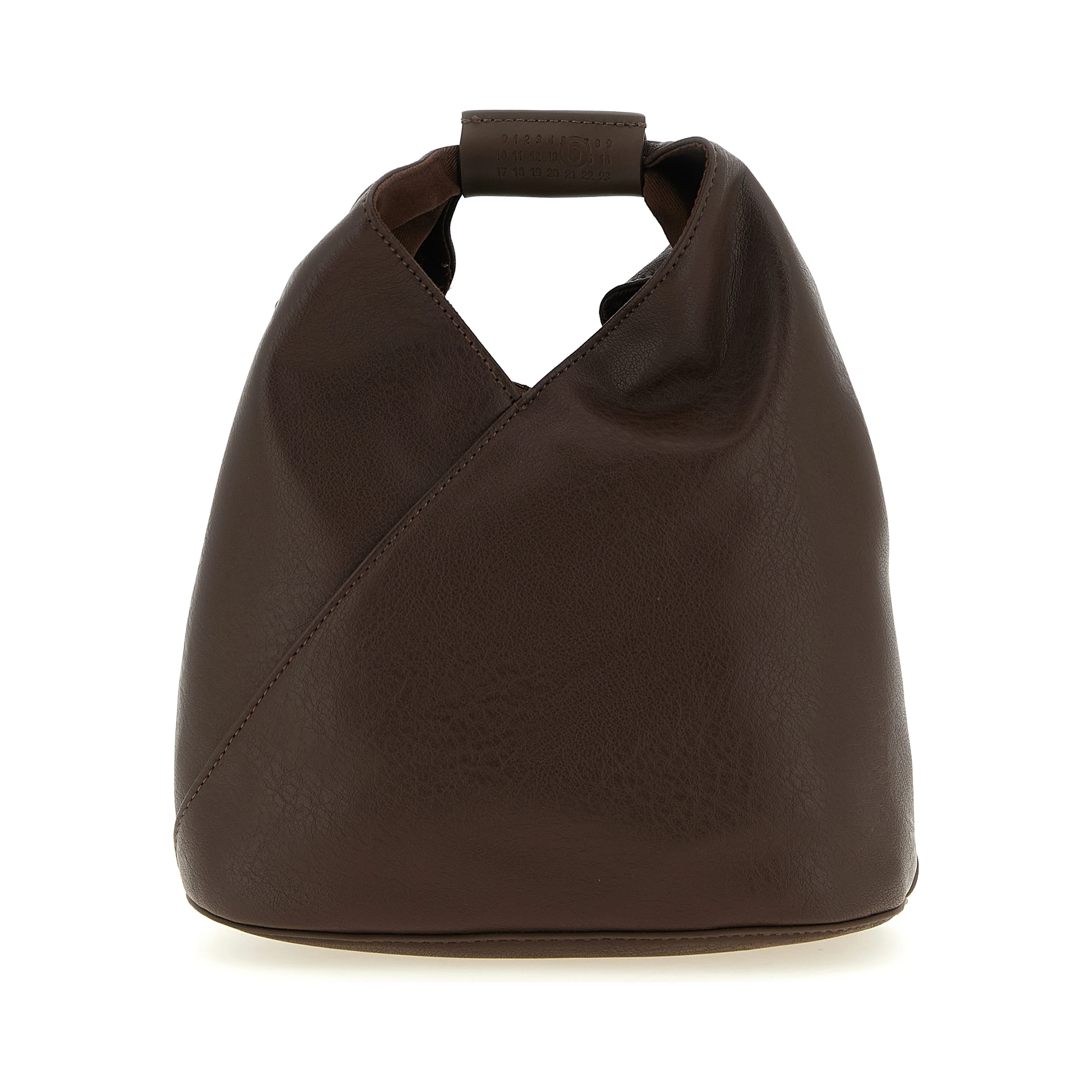 Brown Polyethylene Crossbody Bag