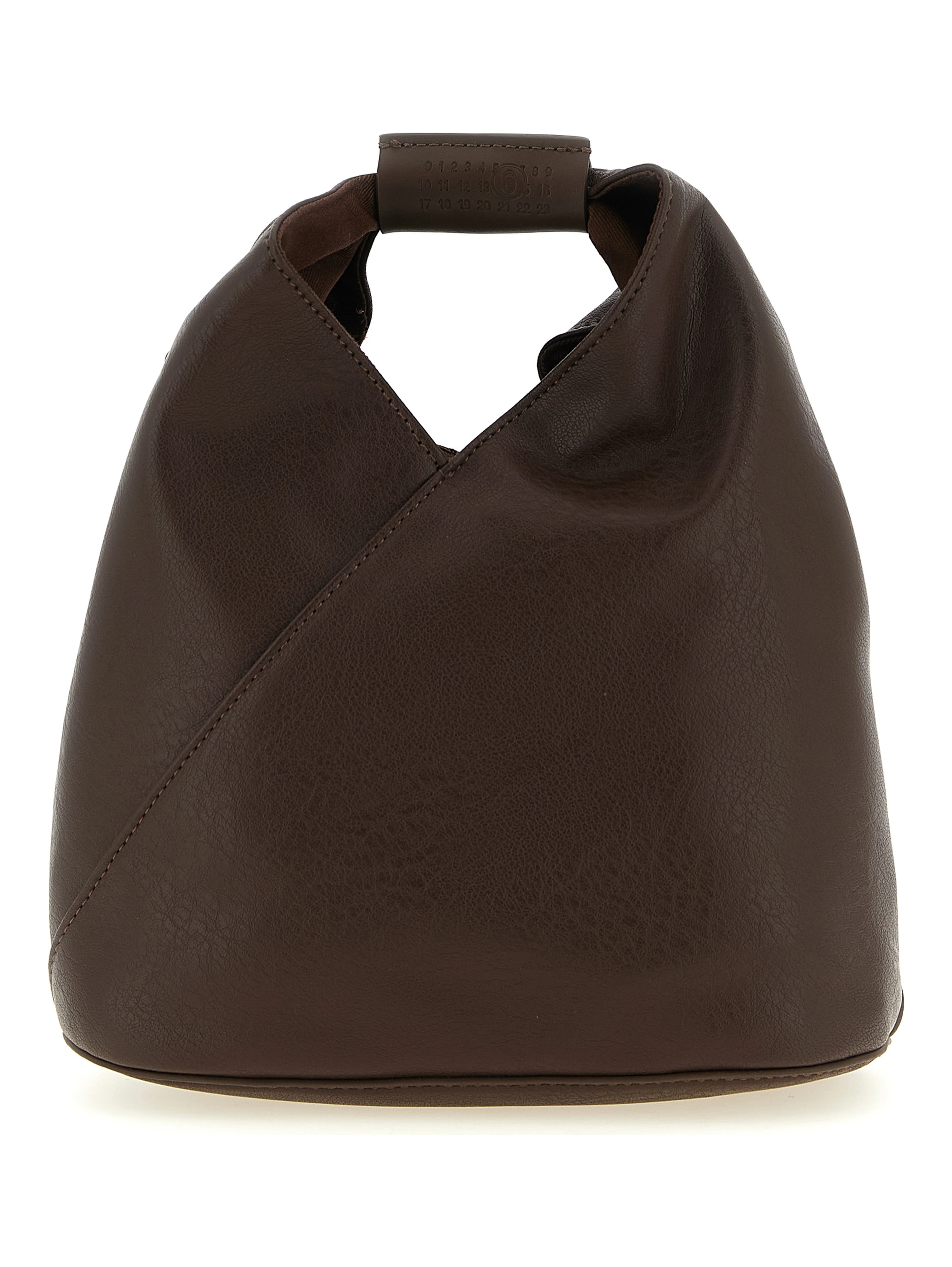 Brown Polyethylene Crossbody Bag