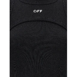 Black Cotton Midi Dress