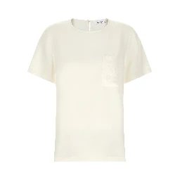 White Silk Blouse