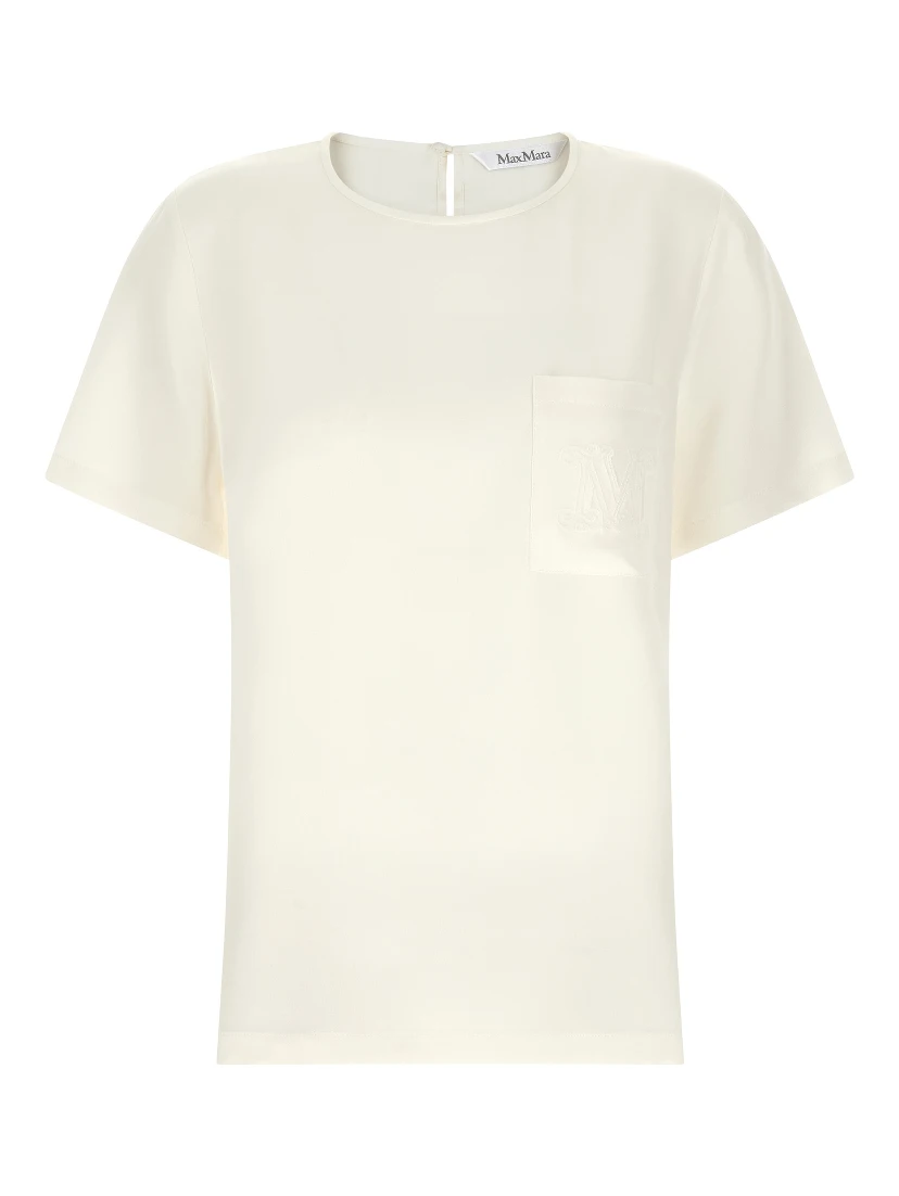 White Silk Blouse