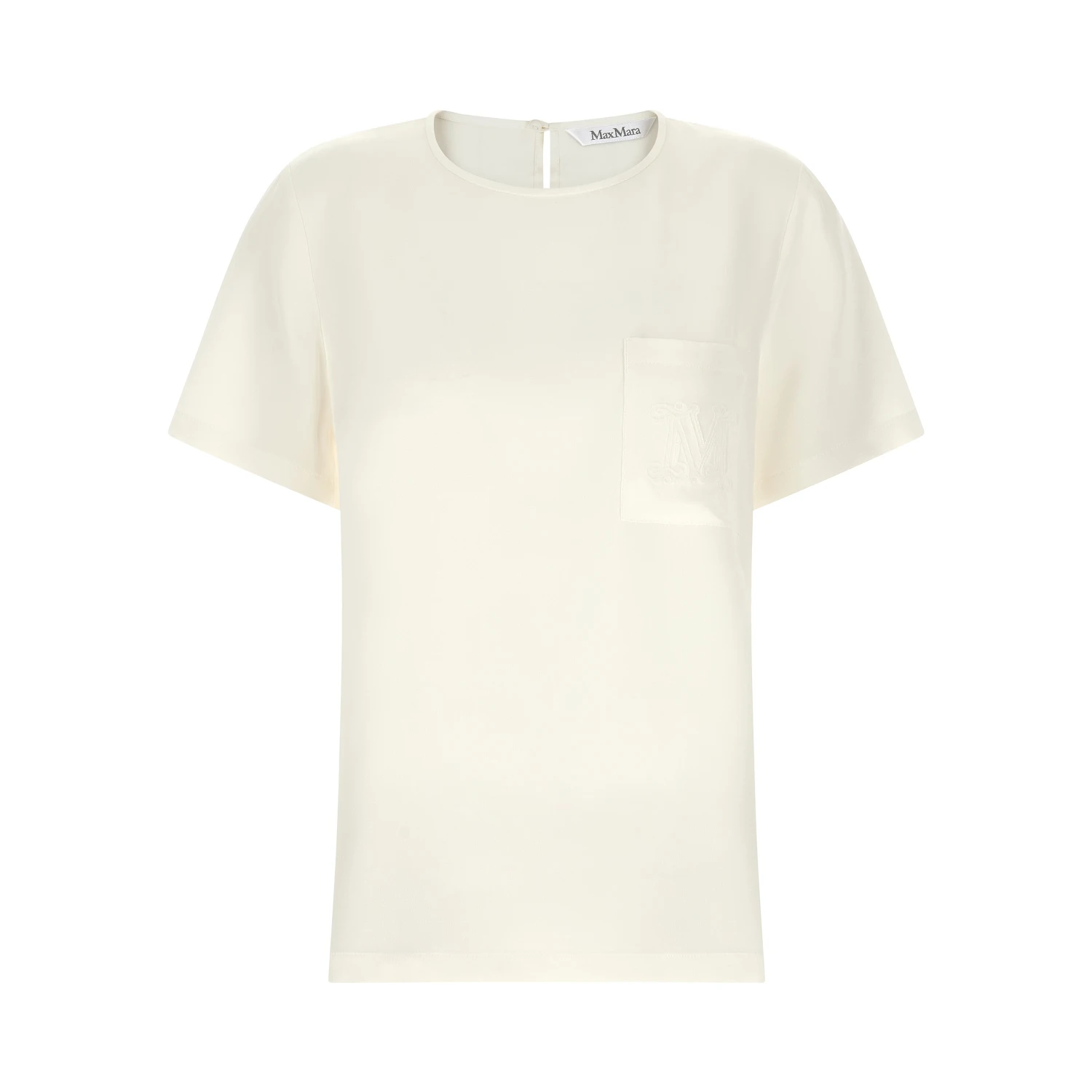 White Silk Blouse