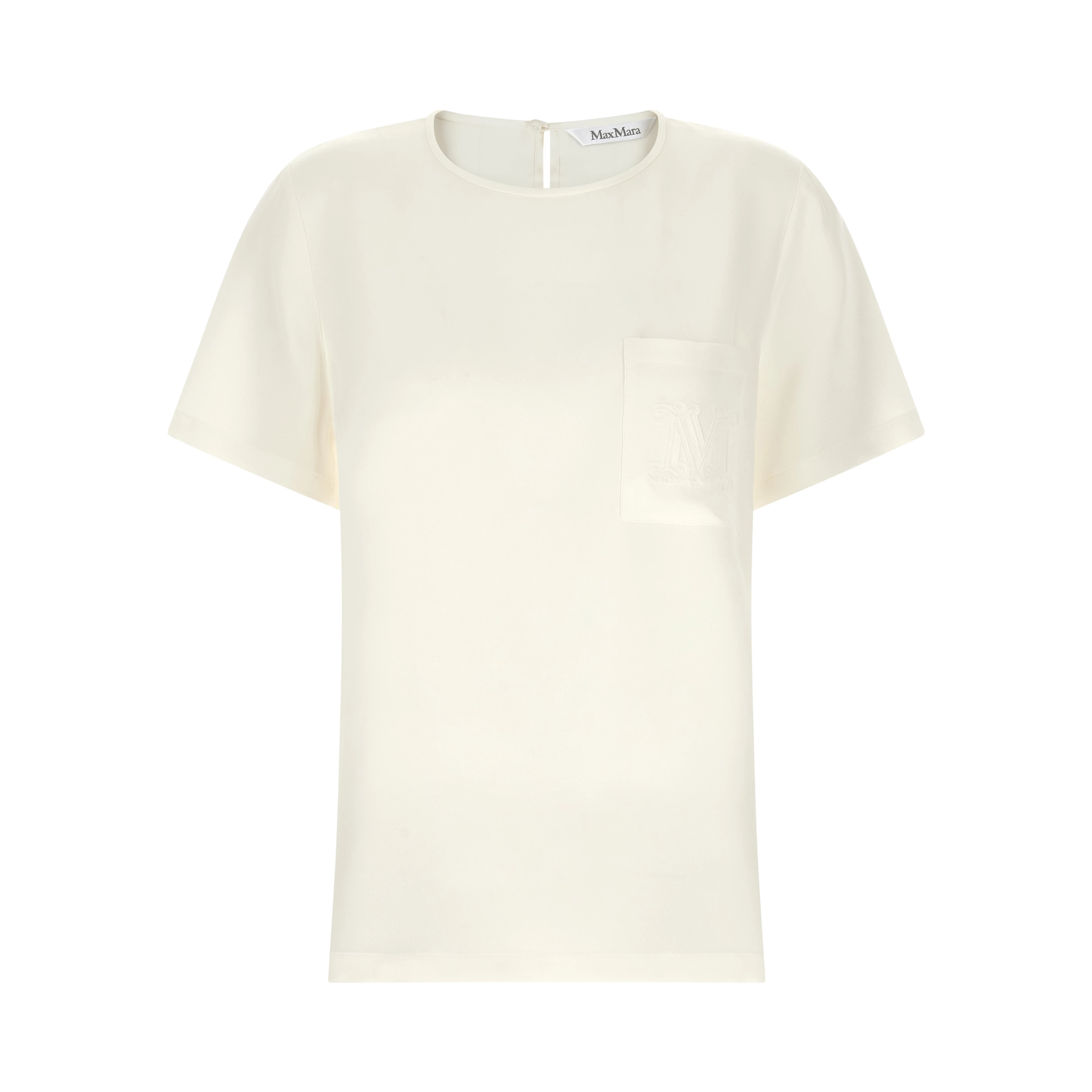 White Silk Blouse