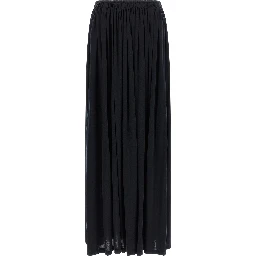 Blue Lyocell Mini Skirt