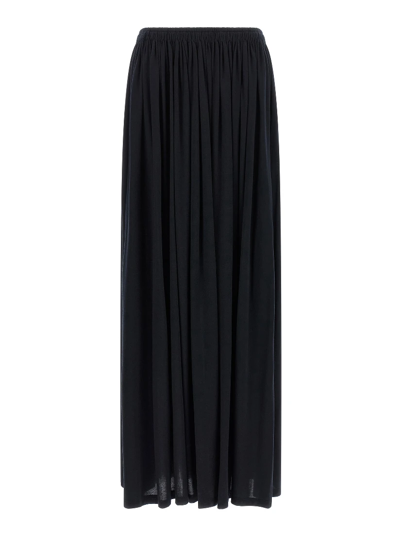 Blue Lyocell Mini Skirt