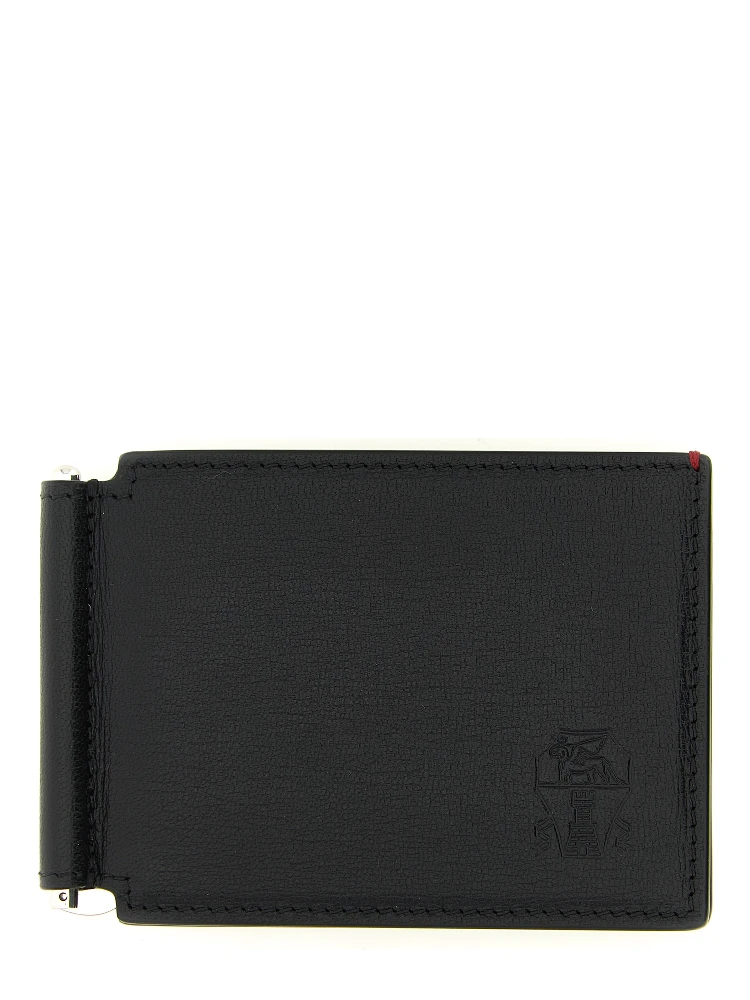 Black Goatskin Money Clip