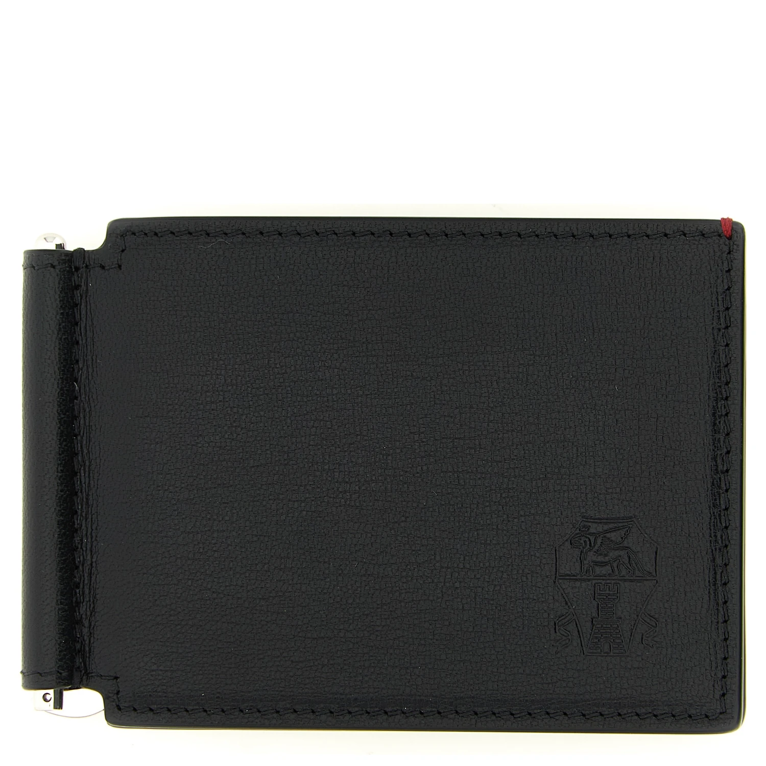 Black Goatskin Money Clip