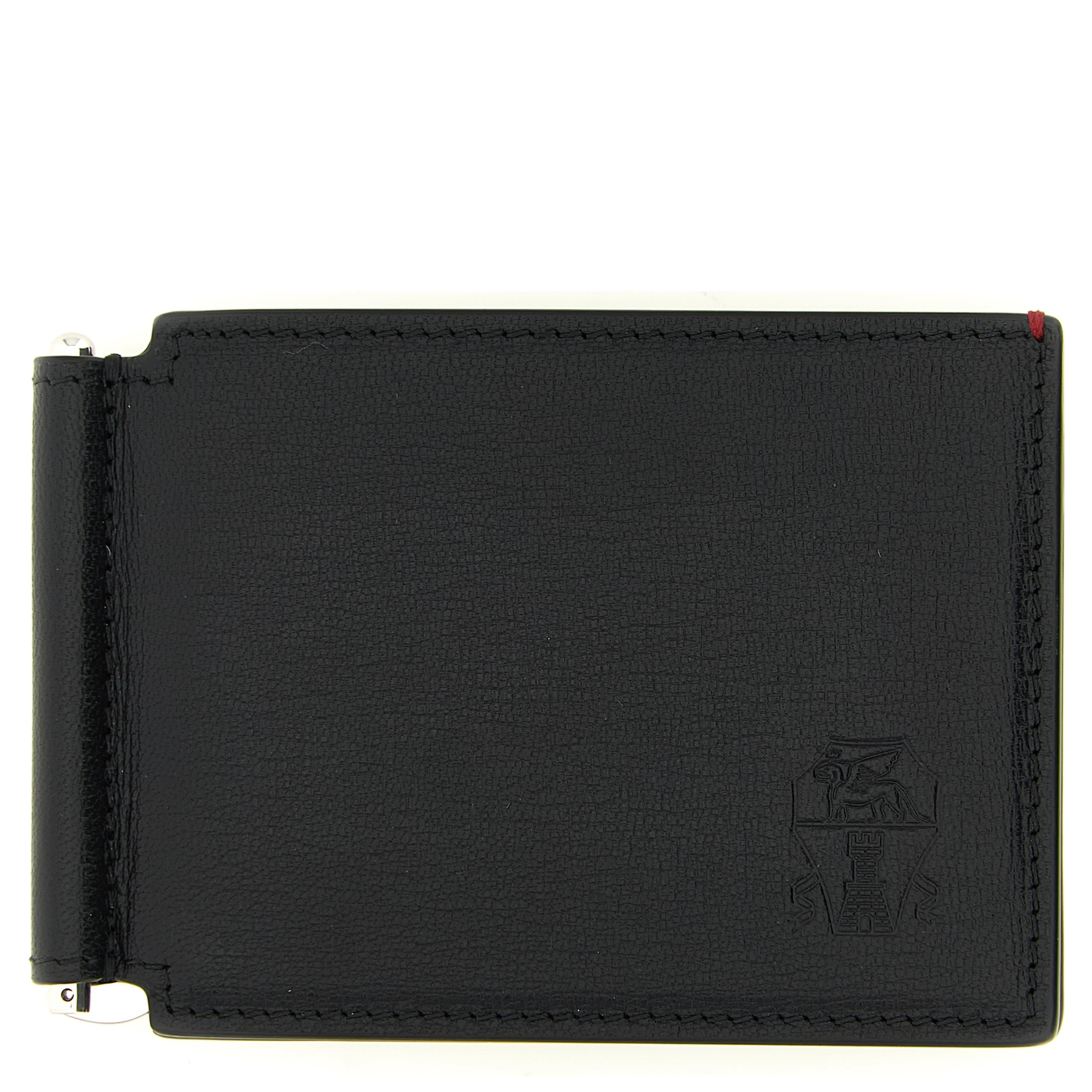 Black Goatskin Money Clip