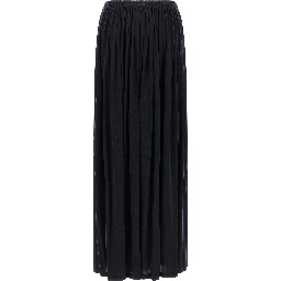Blue Lyocell Mini Skirt