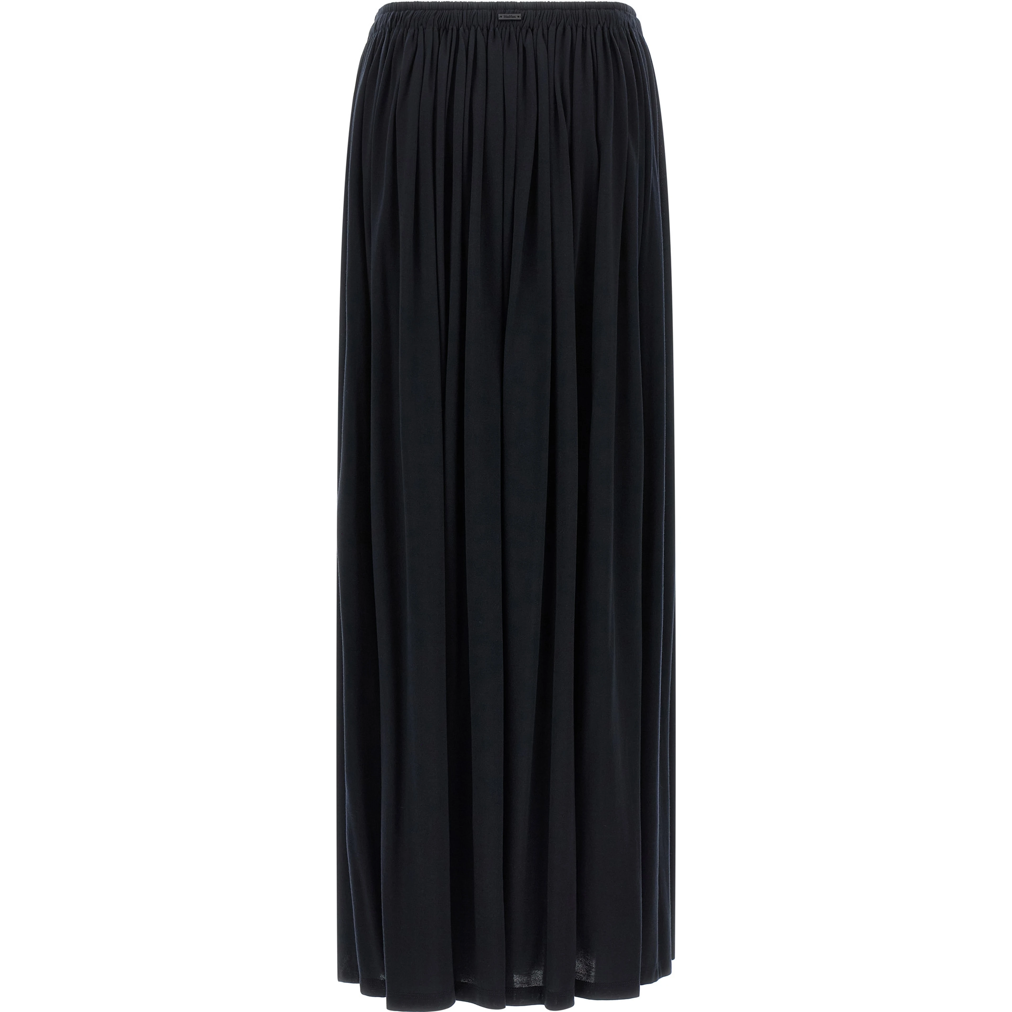 Blue Lyocell Mini Skirt