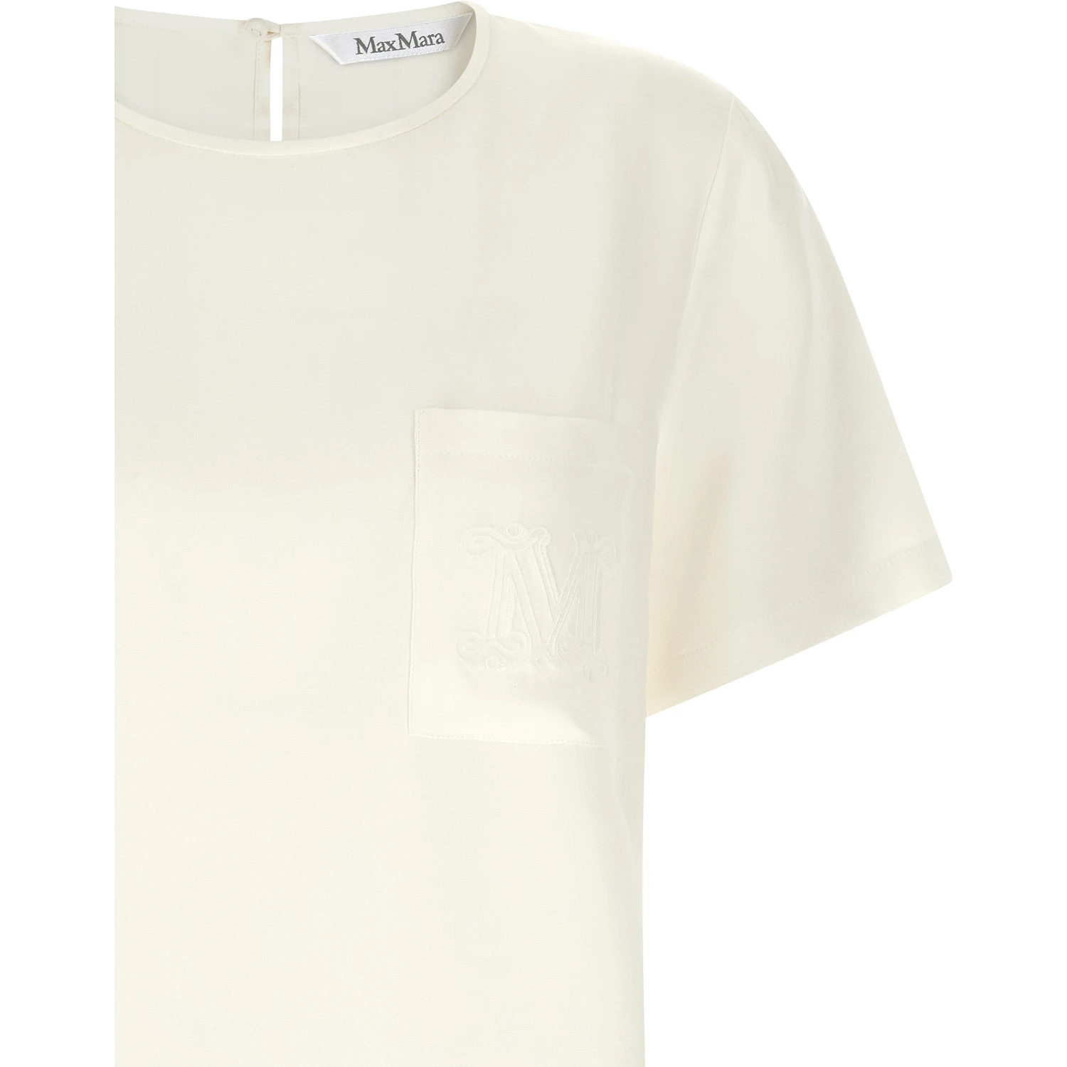 White Silk Blouse
