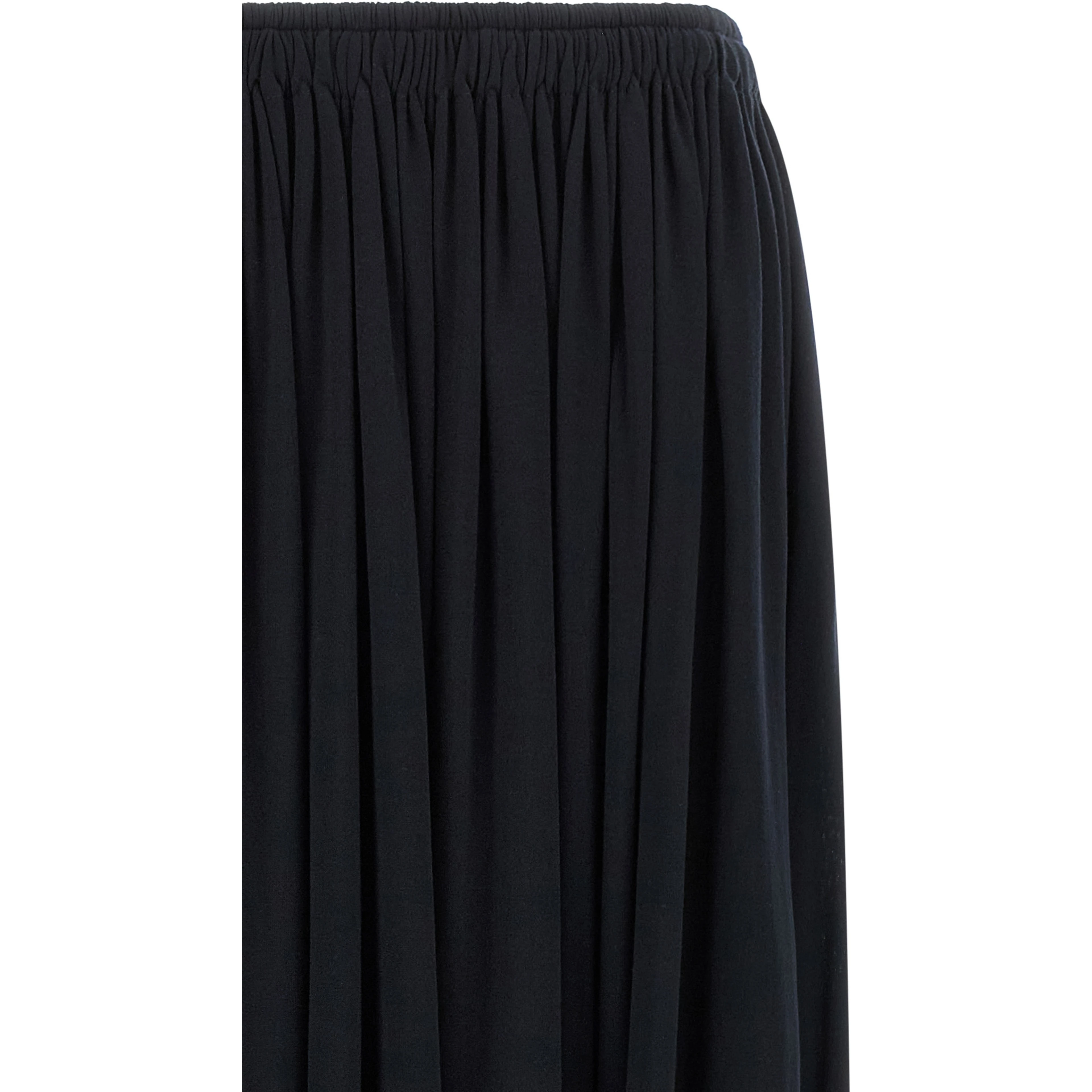 Blue Lyocell Mini Skirt