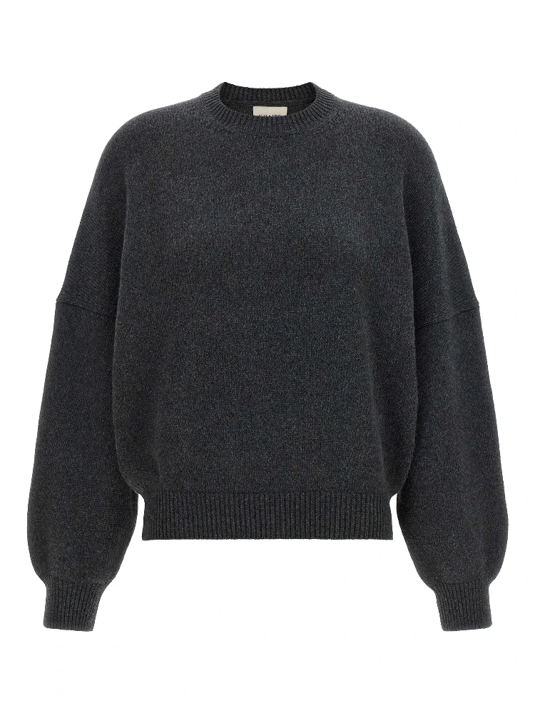 Gray Cashmere Cardigan