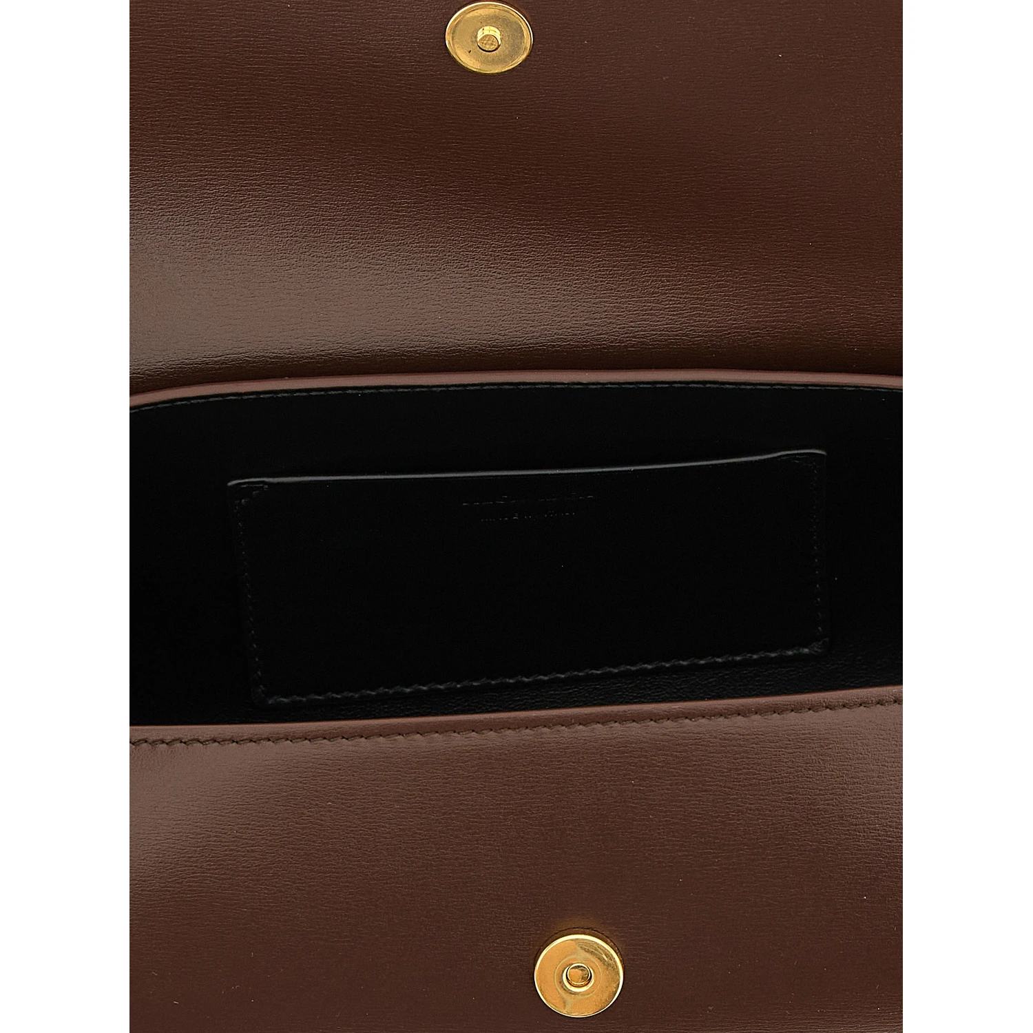 Brown Calfskin Shoulder Bag