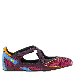 Multicolor Polyethylene Ballet Flats
