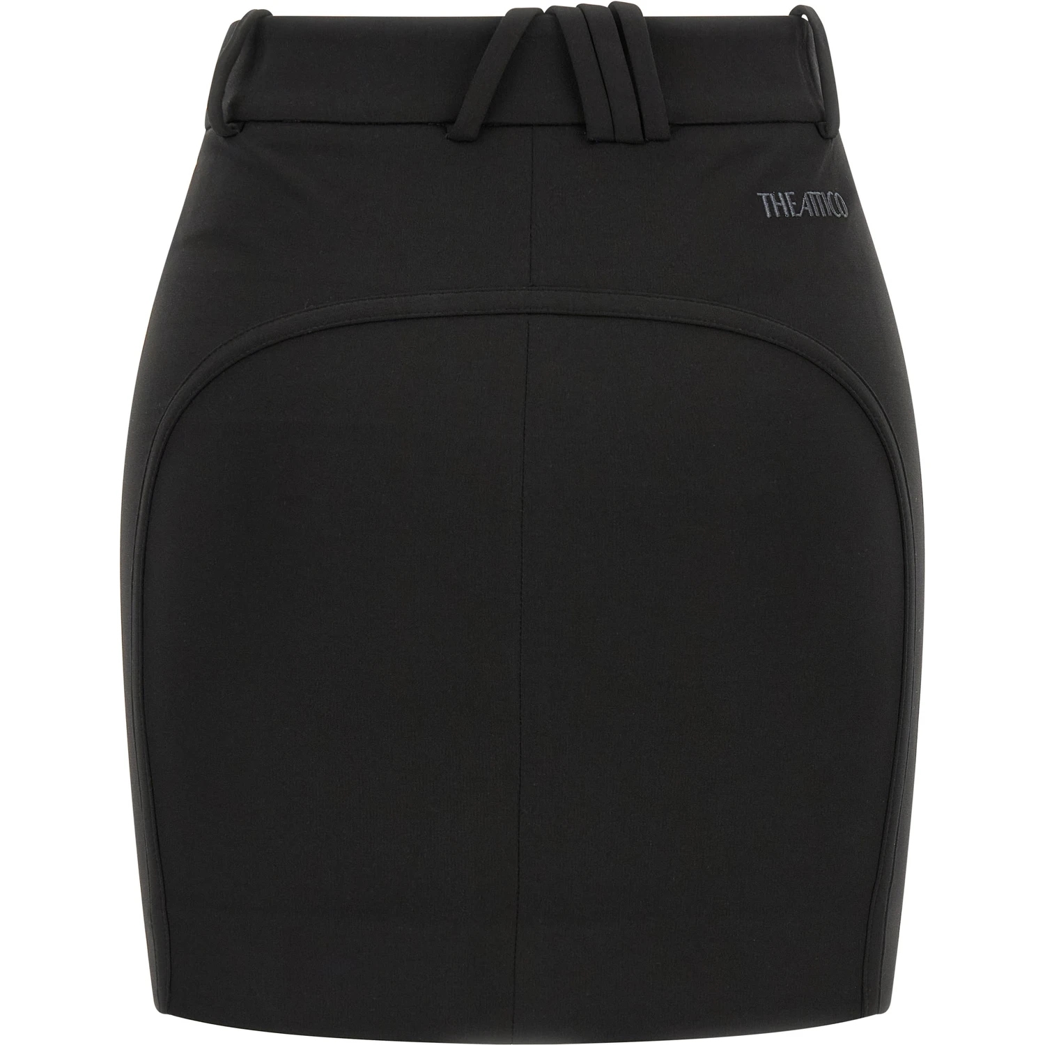 Black Viscose Long Skirt
