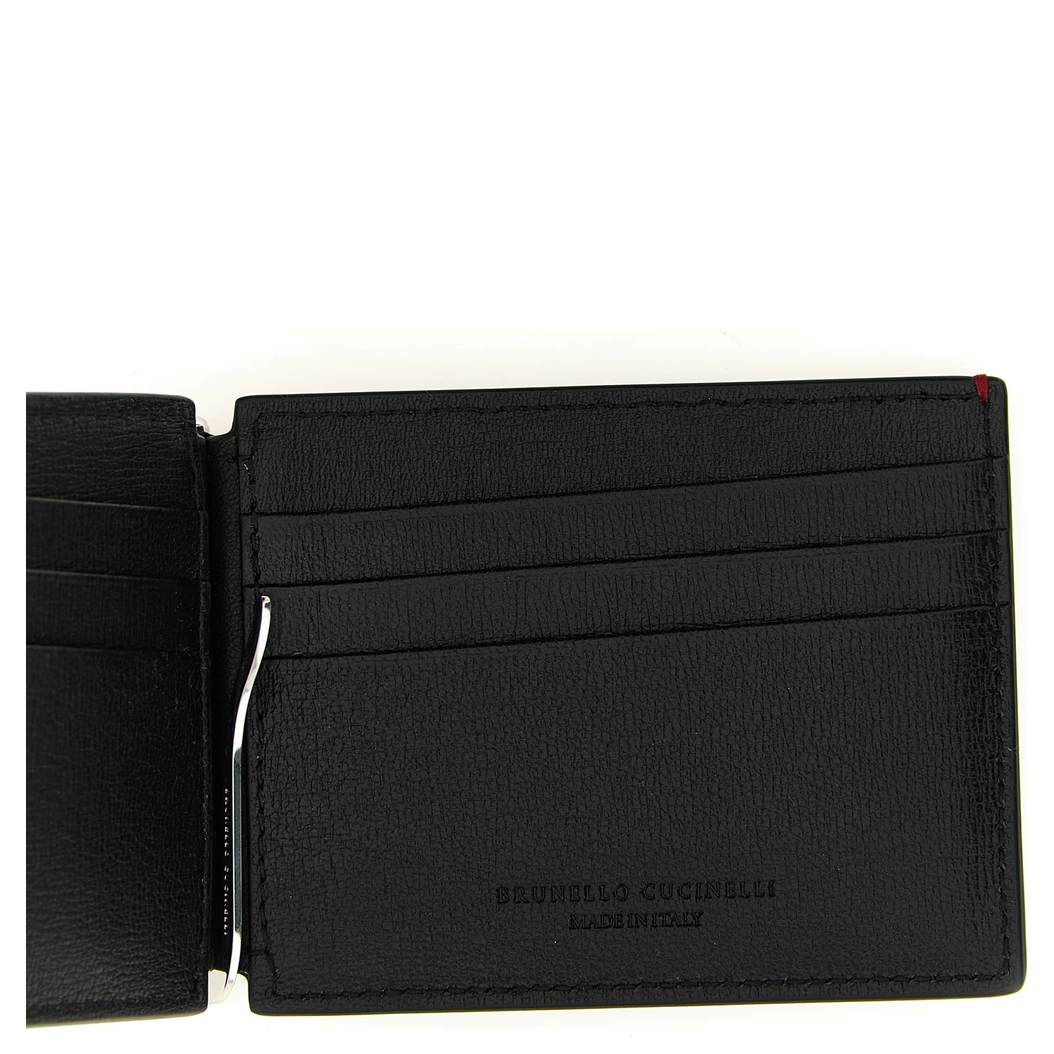 Black Goatskin Money Clip