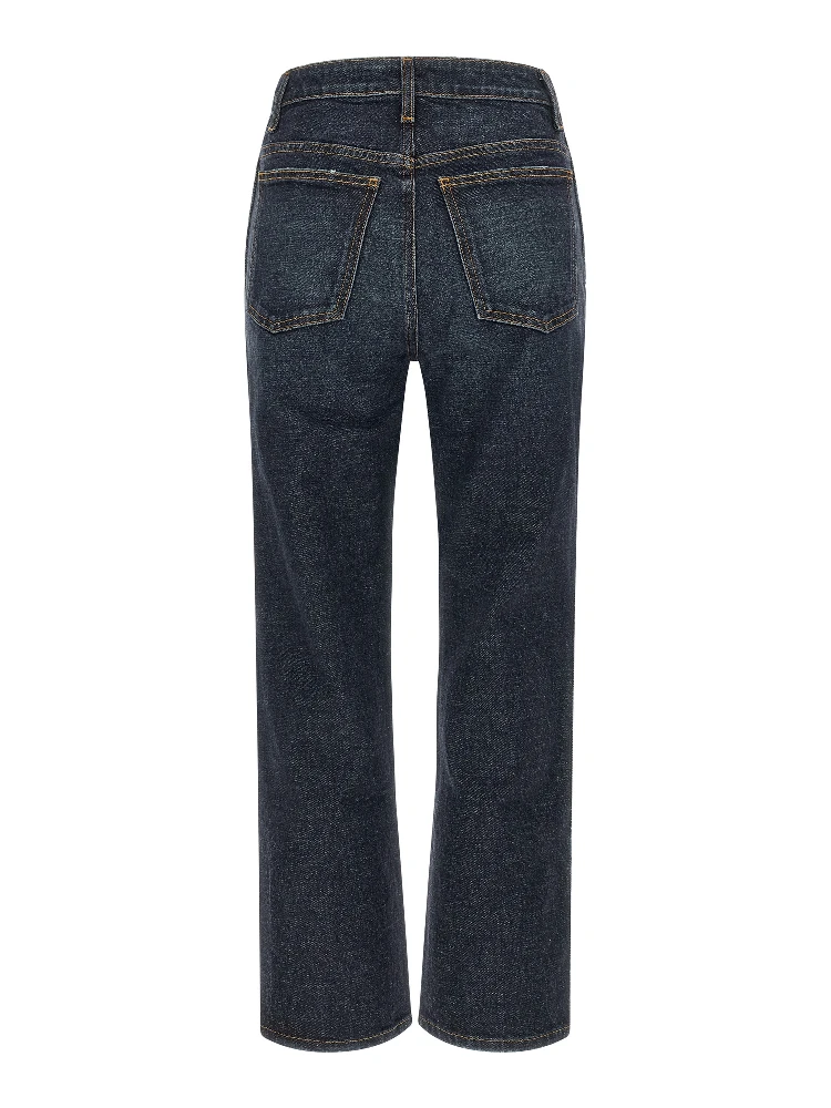 Blue Cotton Flared Jeans alternative