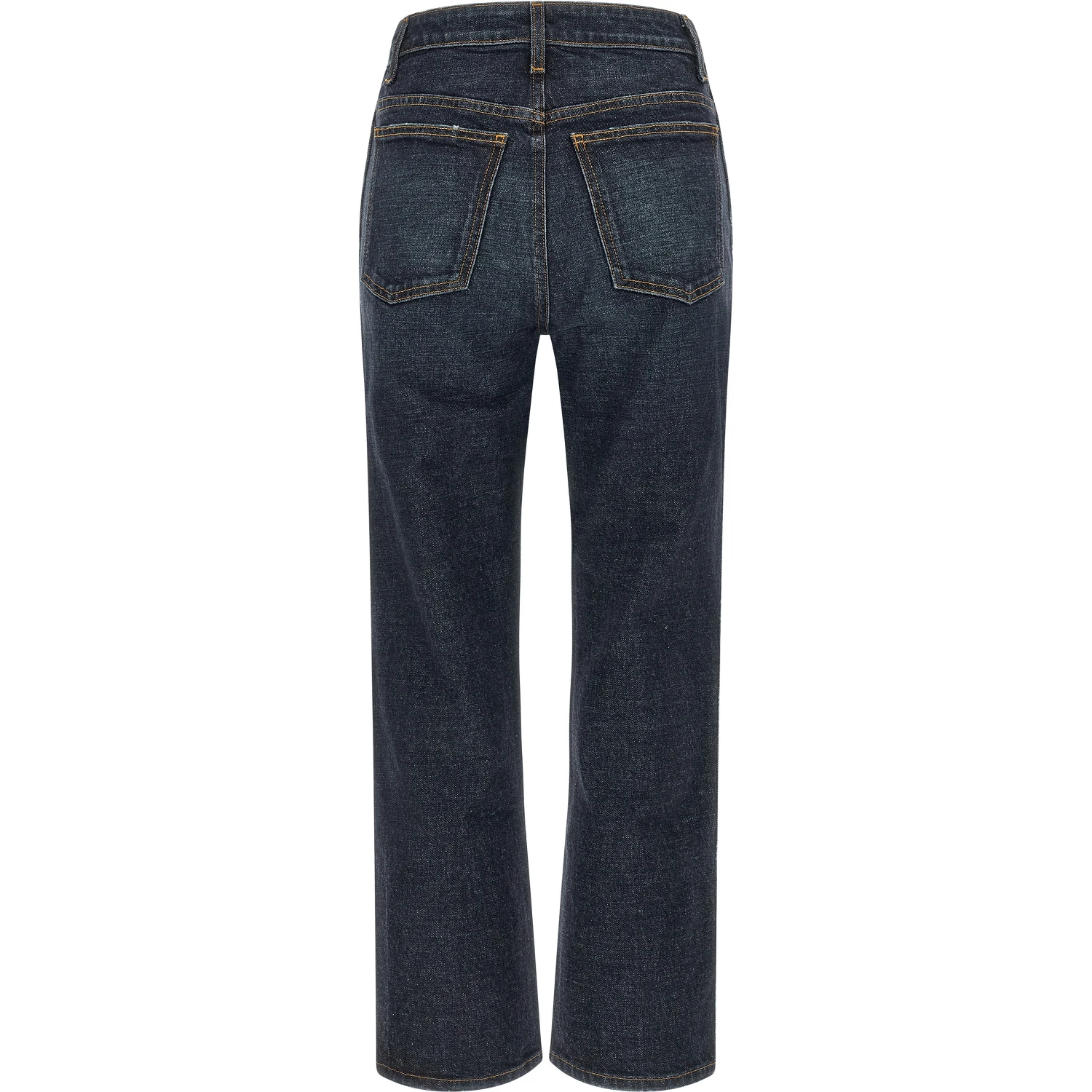 Blue Cotton Flared Jeans