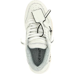 Bicolor Calfskin Athletic Sneakers