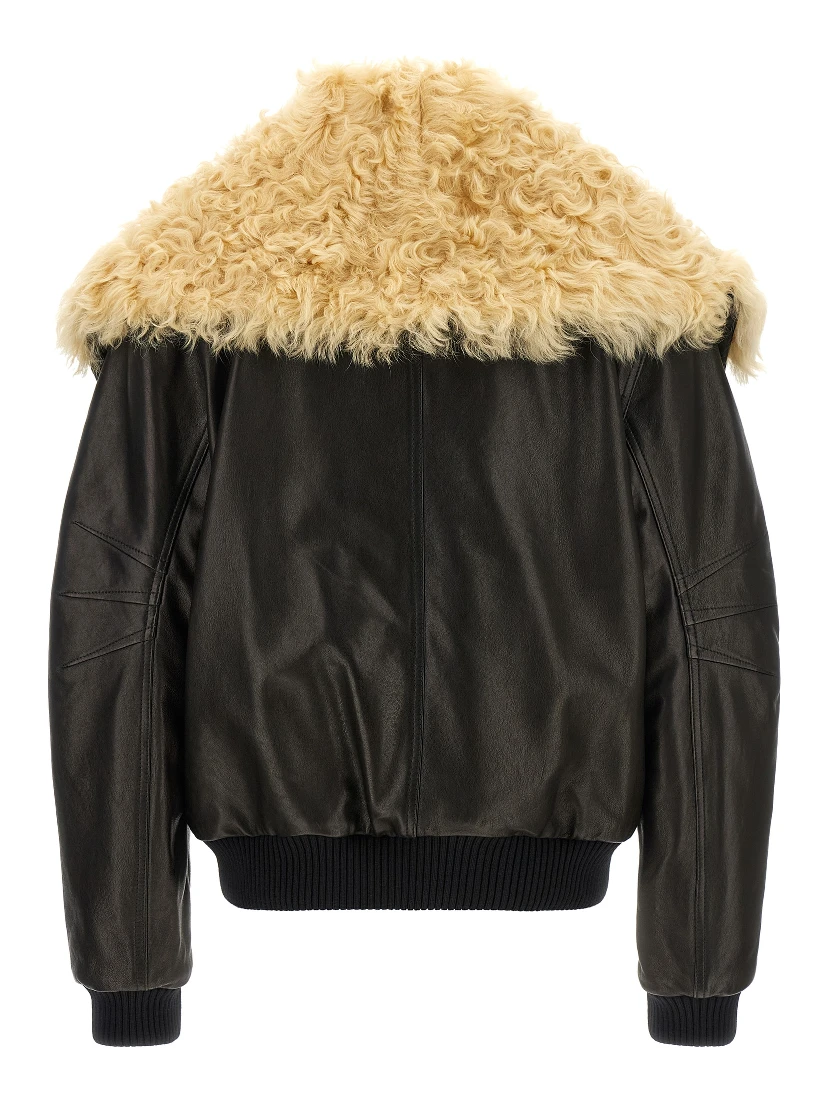 Black Lamb Leather Leather Jacket