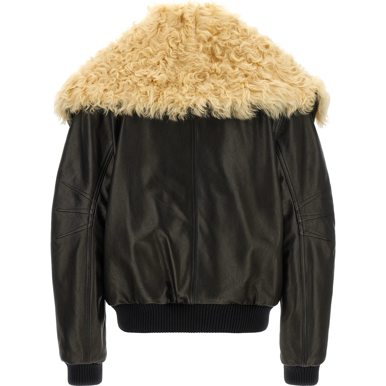 Black Lamb Leather Leather Jacket