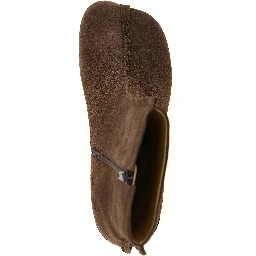 Brown Cowhide Ankle Boots