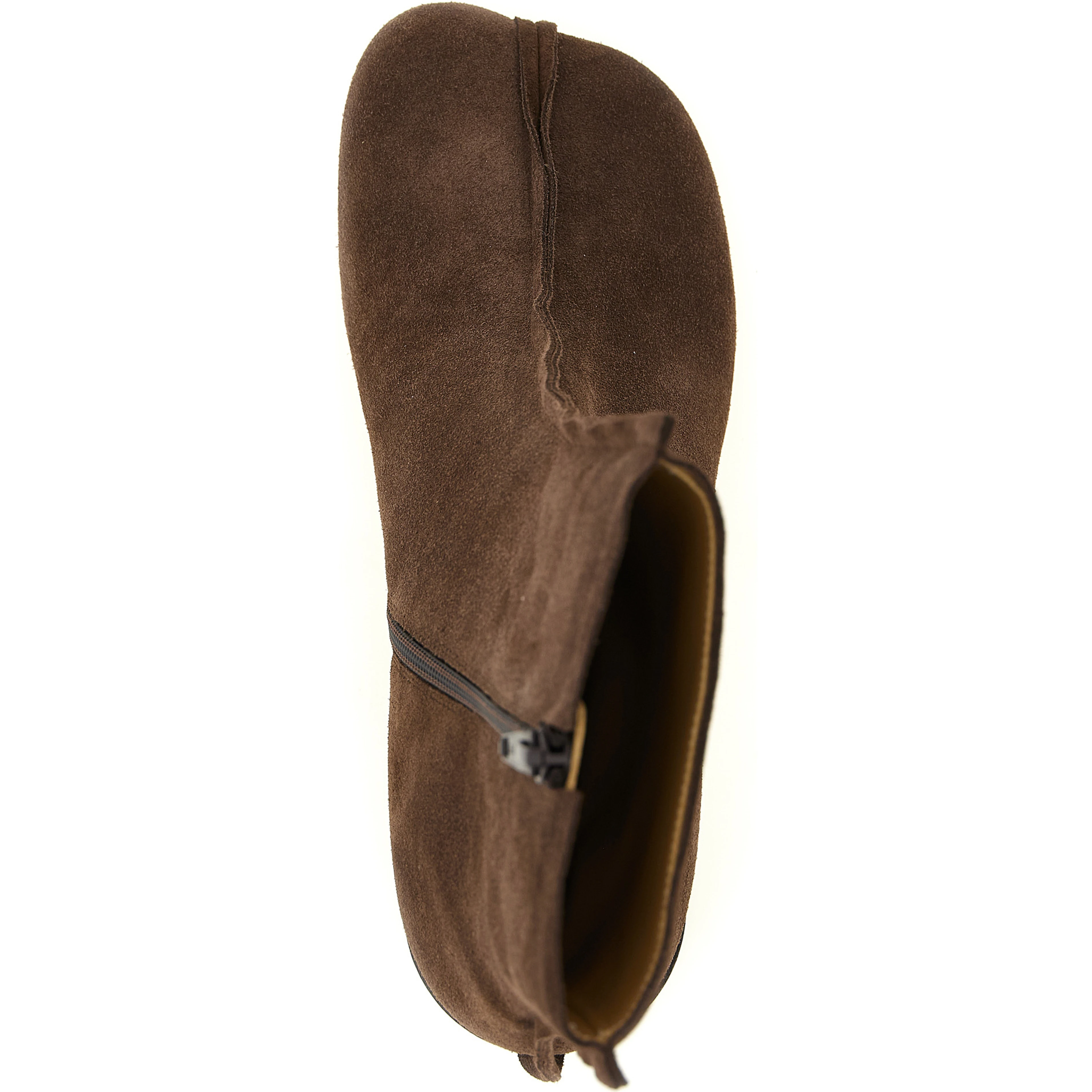 Brown Cowhide Ankle Boots