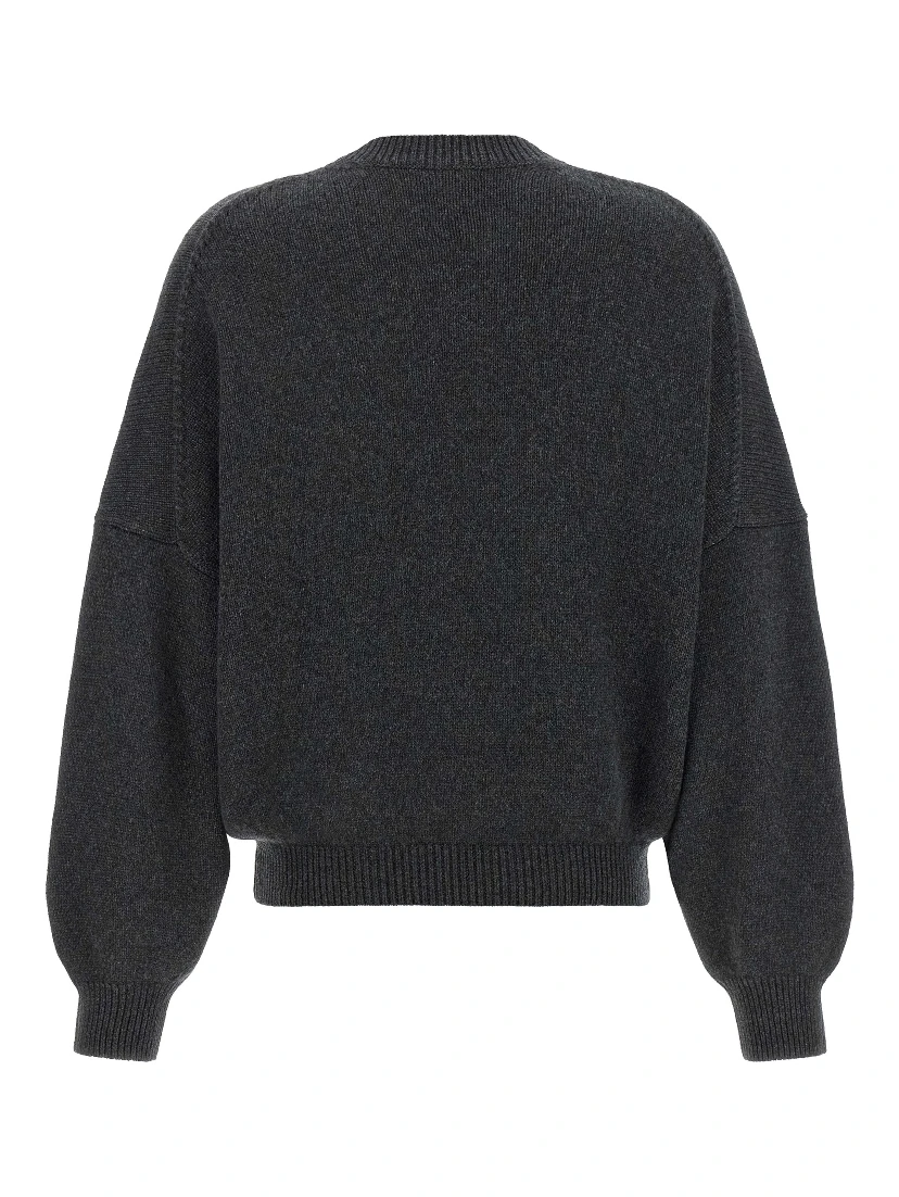 Gray Cashmere Cardigan